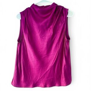 Rails Magenta Satin Blouse